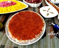 ته دیگ سیب زمینی رنده شده