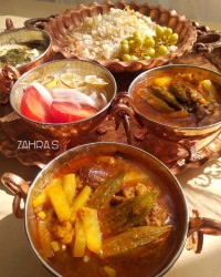 خورش بامیه قرارپاپیونی_انواع نهار