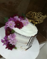 کیک عریان شکلاتی-وانیلی❤