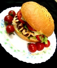 همبرگر خانگی