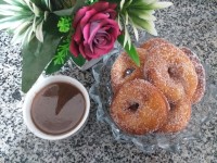 دونات و شیر کاکائو ، عصرونه دلچسب