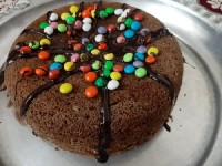 کیک شکلاتی قابلمه ایی