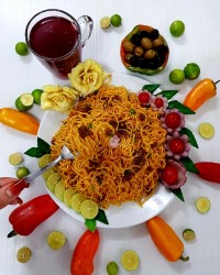 ماکارونی با گوشت چرخ کرده