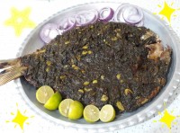 ماهی حشو زغالی