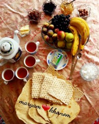 سفره صبحانه ویه شام سبک خوشمزه