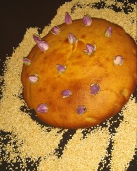 کیک آرد نخودچی