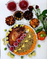 باقالی پلو با ماهی