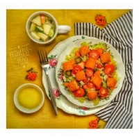 سالاد ماهی و سبزیجات