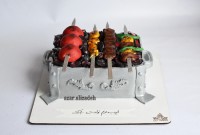 کیک منتقل کباب