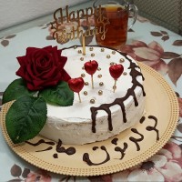 کیک تولدیکسالگی پسرگلم وهمسرعزیزم .