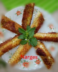 بورک گوشت وقارچ