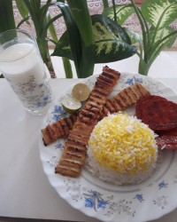 کباب تابه ای بوقلمون