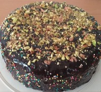 کیک شکلاتی زن داداش عزیزم