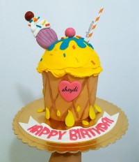 کیک بستنی موزی