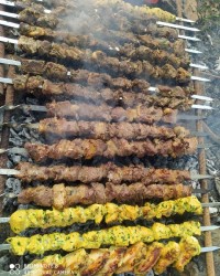 سلام دوستان یک روز عالی و دور همی خانوادگی کباب ترش و جوجه زعفرانی