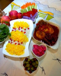 خورشت مرغ ناردونی