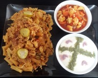 ماکارانی با ترشی گوجه