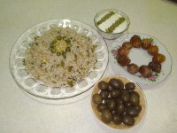 برنج سرخ شده با سبزیجات