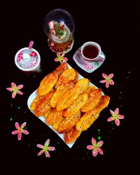 شیرینی زبان (با خمیر هزار لا)