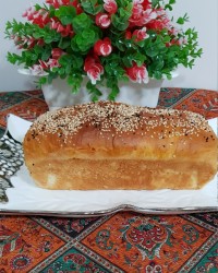 نان تست کره ای (با تخم مرغ)