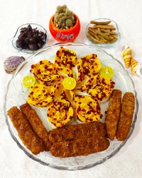 کباب تابه ای زعفرانی
