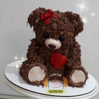 کیک خرس نشسته