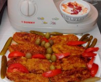 کوکوسیبزمینی پخته گوشت ساندویچی دستور صاحبه