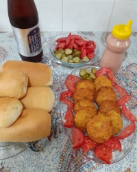 فلافل لبنانی برای گل پسرم