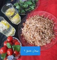 عدس پلو ساده