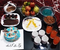 میز شام تولد پسرم