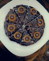 کیک کافی شاپی شکلاتی