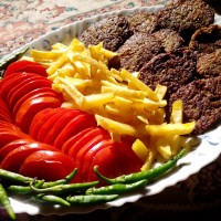کوکوی بادمجان خام