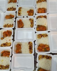 زرشک پلو با مرغ نذری