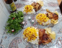 اکبر جوجه برای خانواده در روزجمعه