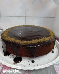 کیک موز شکلاتی