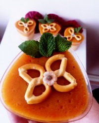 کرم چیز خرمالو