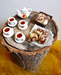 نان رول دارچینی (با آیسینگ خامه ای)