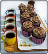 کاپ کیک شکلاتی بدون فر نازگل