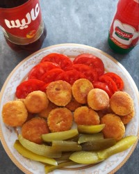 ناهار امروز ما . (فلافل خانگی)