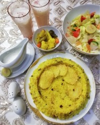 زرشک پلوی مخلوط