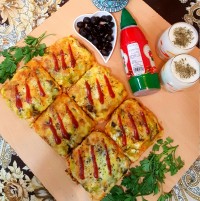 پیتزا مکعبی