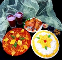 خورش قیمه با مرغ