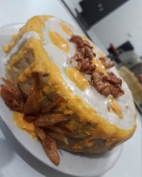 کشک و سیب زمینی