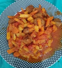خورشت کوفته قل قلی به دستور پاپی