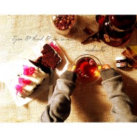 کیک پنبه ای شکلاتی