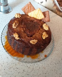 کیک سیب وگردو