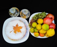 کیک نارنگی با سس مخصوص