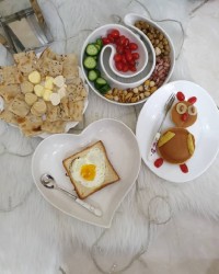 صبحانه سالم واسه طاها گلی