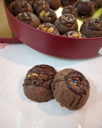 قرابیه نارگیلی شکلاتی