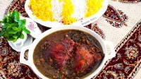 خورش فسنجان اسفناج